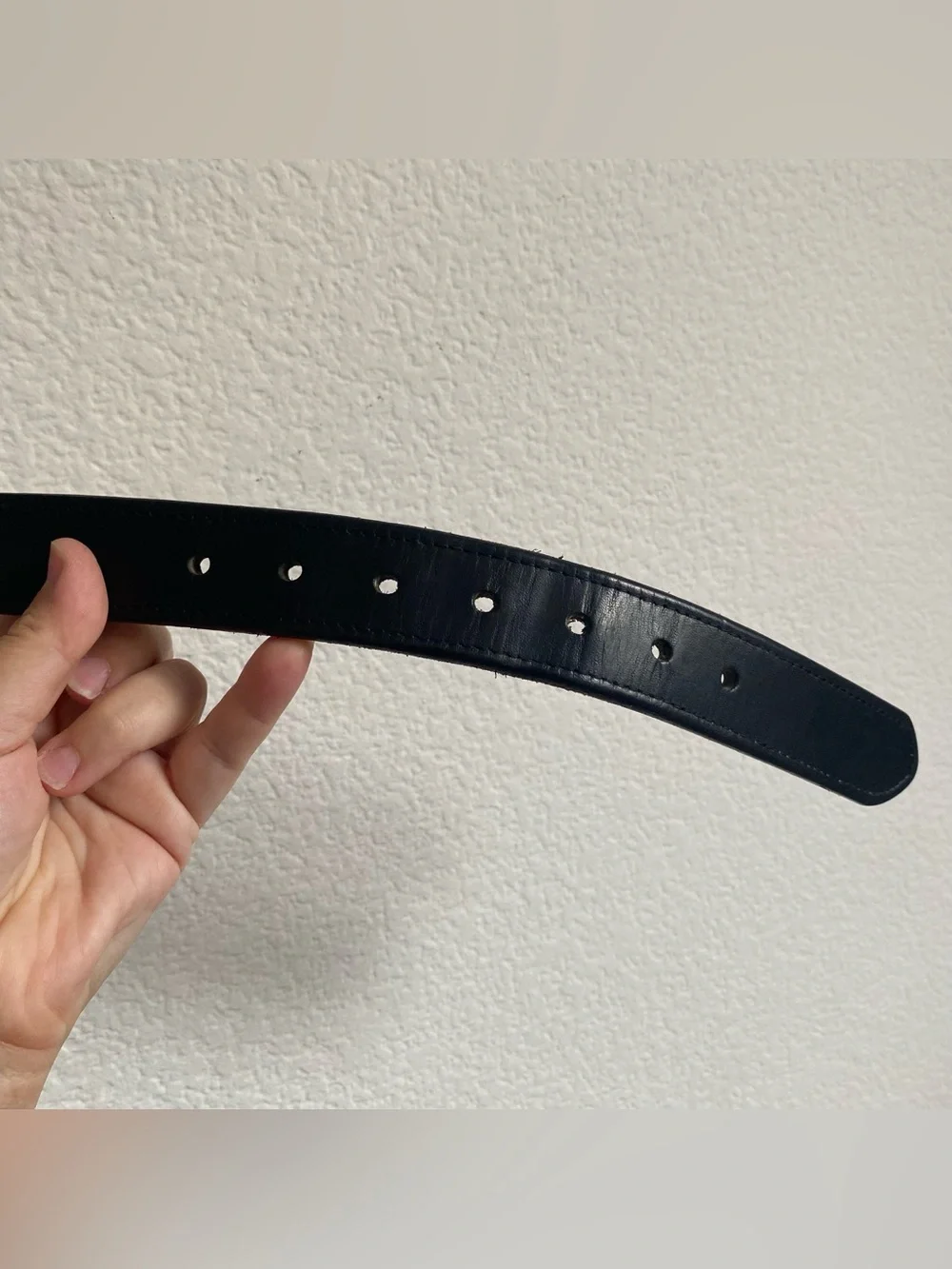 Duluth Trading Company Italian Leather Belt w/brass buckle